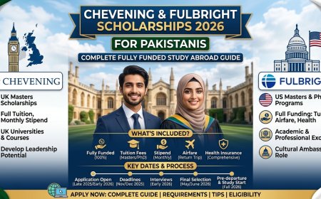 Chevening & Fulbright Scholarships 2026 for Pakistanis – Complete Fully Funded Study Abroad Guide