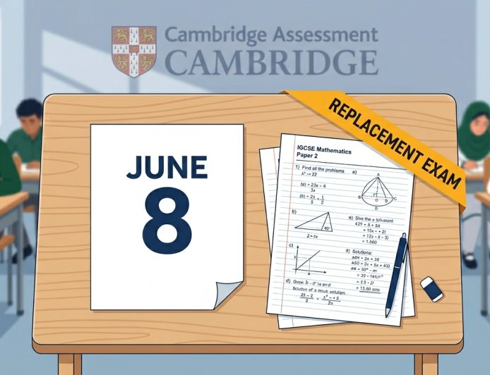 Cambridge A-Level Maths Paper 32 Re-sit Is on June 8 — Venue Letters, Withdrawal Rules & Full Update