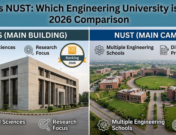 PIEAS Beats NUST in QS Rankings: Here's Which Engineering University You Should Actually Pick in 2026