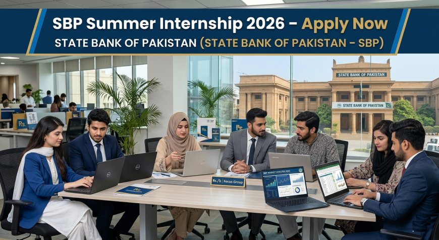 State Bank Internship 2026: Free Banking Training + Rs.75,000 Certificate for Pakistani Students