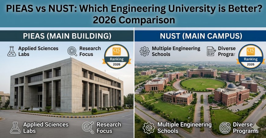 PIEAS Beats NUST in QS Rankings: Here's Which Engineering University You Should Actually Pick in 2026