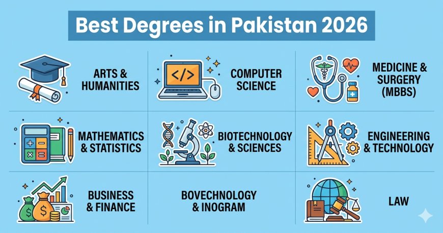Best Degrees in Pakistan 2026: What to Study Based on Salary, Scope, and Job Market