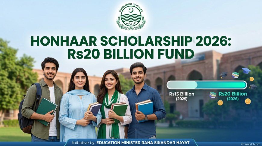 Rs20 Billion Honhaar Scholarship 2026 Open: More Seats, Relaxed Eligibility for Faisalabad Students – Apply Now at Punjab Portal