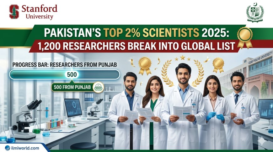 Stanford University Top 2% Scientists List 2025: Pakistani Scientists Break Through – 1,200 Researchers, Punjab Leads with 500