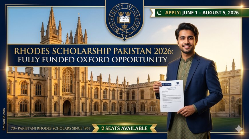 Oxford Scholarship Pakistan 2026 Open Now: Rhodes Scholarship Eligibility, Timeline, Full Funding — Deadline August 5, 2026