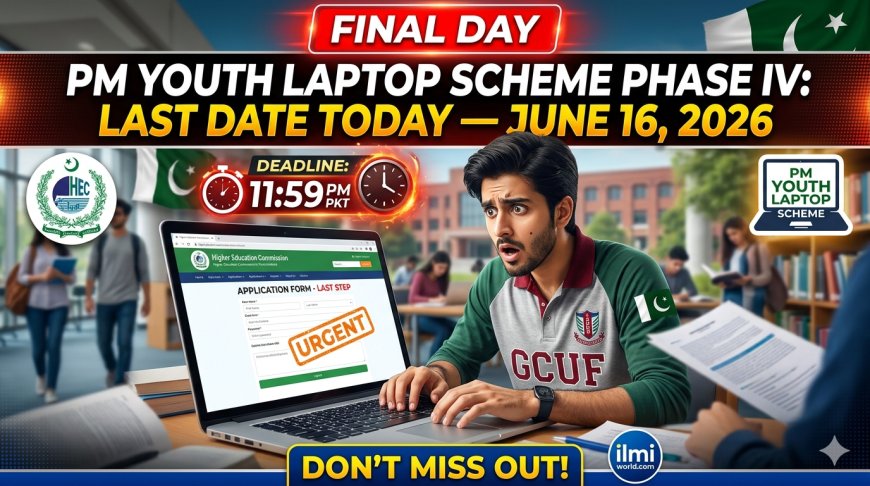 PM Youth Laptop Scheme Phase IV: Final Deadline TODAY — Apply Before 11:59 PM, June 16, 2026 — Don't Miss Out!