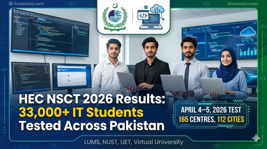 HEC NSCT 2026 Results Published: 33,000+ IT Students Tested — See Top Universities, Topper List, National Skill Benchmarks