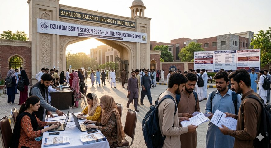 BZU Multan Admissions Fall 2026 Open: Apply Before July 10 for Scholarships and Fee Waivers