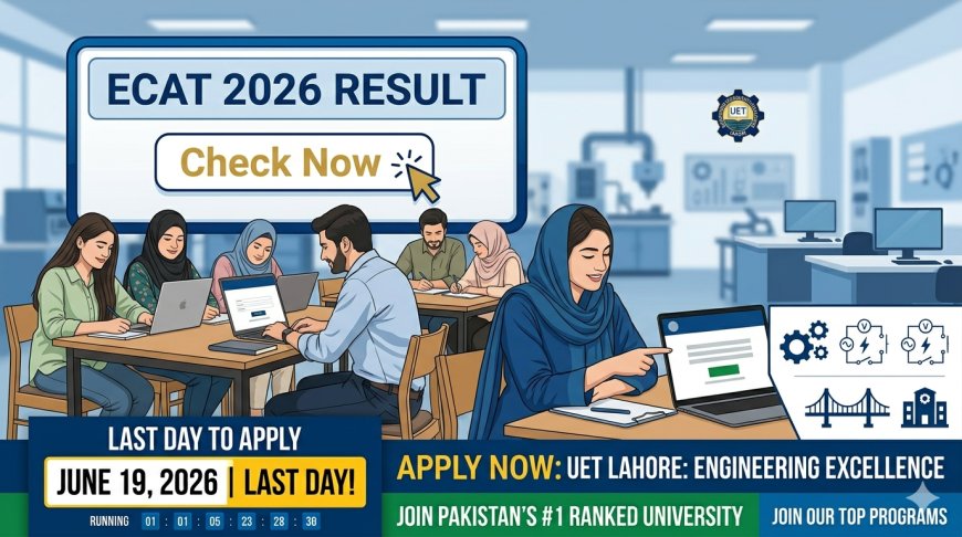 UET Admission 2026: Access Your Final ECAT Phase II Result on June 23