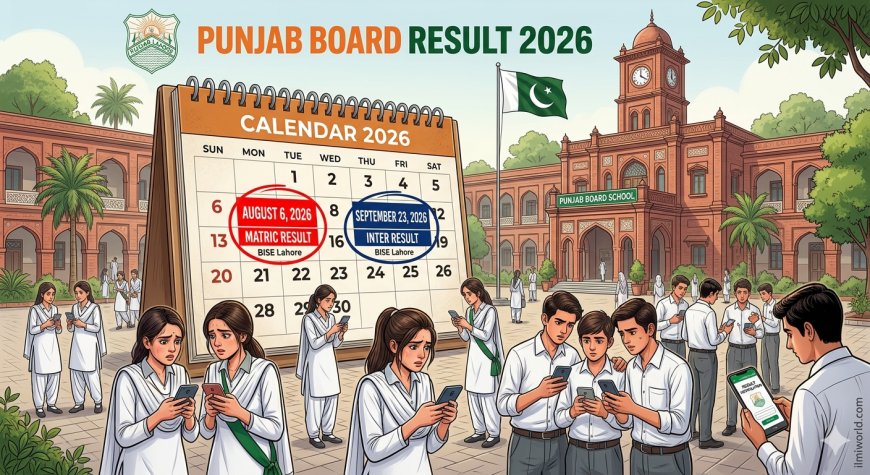 Punjab Board Result 2026: Matric (Aug 6) & Inter (Sep 23) — Official Date Declared