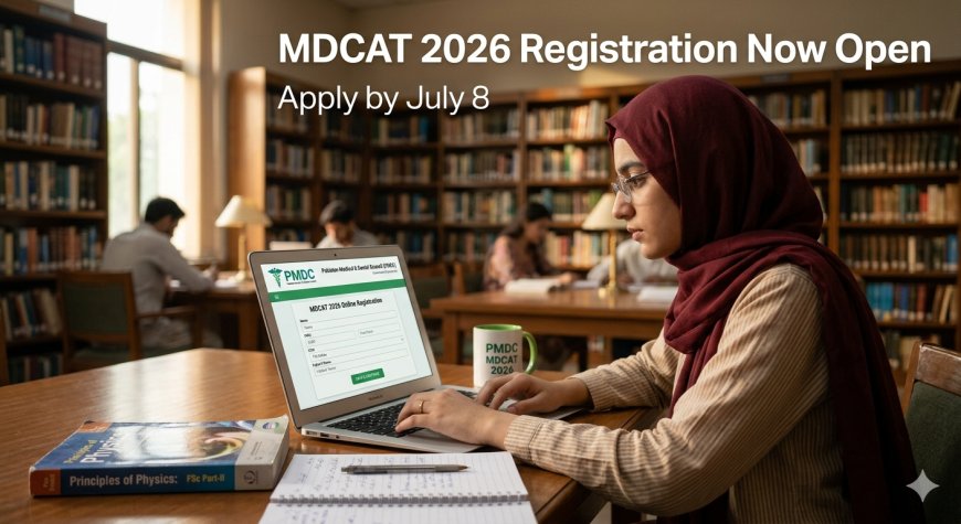 MDCAT 2026 Registration Opens Today — Deadline, Fee, Documents and How to Apply