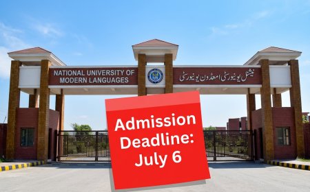 NUML Admissions Fall 2026 Open: Apply Online Before the July 6 Deadline