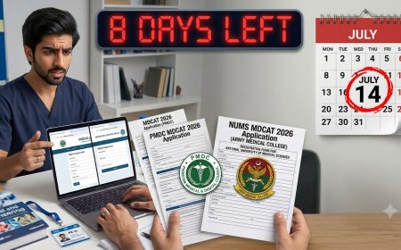 NUMS MDCAT 2026: Register by July 14 or Miss Army Medical College, CMH, and NUMS MBBS/BDS Seats