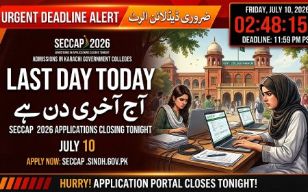 Karachi College Admission 2026: SECCAP Last Date is Today — What Happens If You Miss It