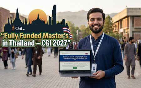 CGI Thailand Scholarship 2027: Fully Funded Master’s for Pakistani Science Students (Deadline 31 August)