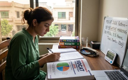 MDCAT 2026 Pattern: 180 MCQs, No Negative Marking, and Exact Subject Weightage (Biology 45%)