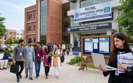 NUML Admissions 2026 Open: Lahore and Islamabad Campuses, Programs, and How to Apply