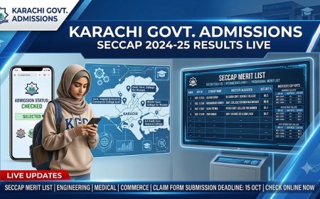 SECCAP Merit List 2026-27 Released: Check Karachi Class XI Admission Status by CNIC