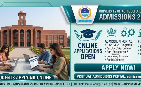 University of Agriculture Faisalabad Undergraduate Admissions 2026: How to Apply Online