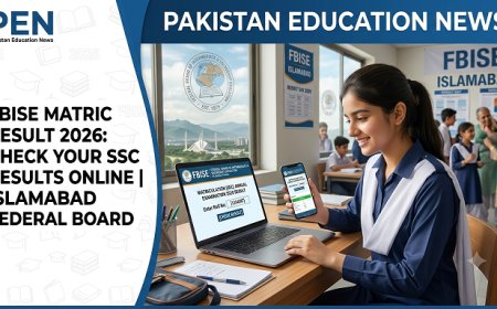 FBISE Matric Result 2026 Announced Today: Check SSC Part 1 & 2 Results Online at 11:15 AM