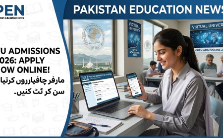 Virtual University Fall Admissions 2026 Open: Apply Online for VU Admission Now