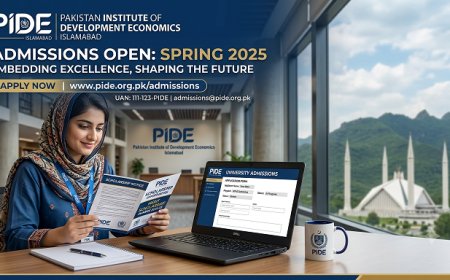 PIDE Fall Admissions 2026 with Financial Support: Apply for MS, MPhil and PhD in Islamabad