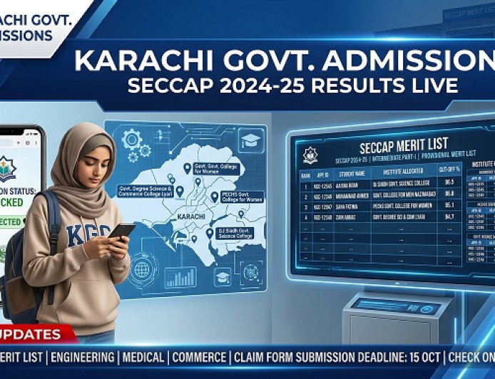 SECCAP Merit List 2026-27 Released: Check Karachi Class XI Admission Status by CNIC