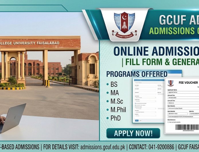 Government College University Faisalabad Admission Portal 2026 Is Live for Undergraduate Programs