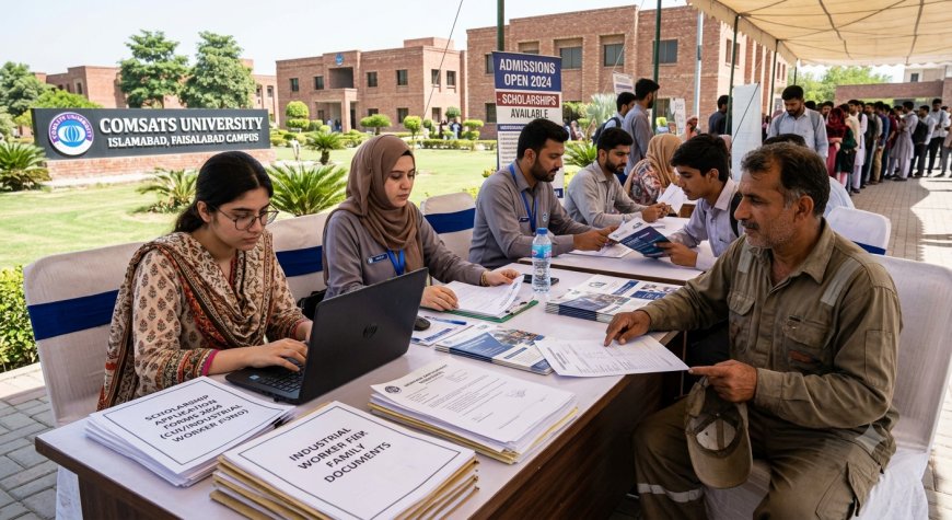 COMSATS Scholarship 2026: Labour Quota Admissions Open, Apply Before 8 July