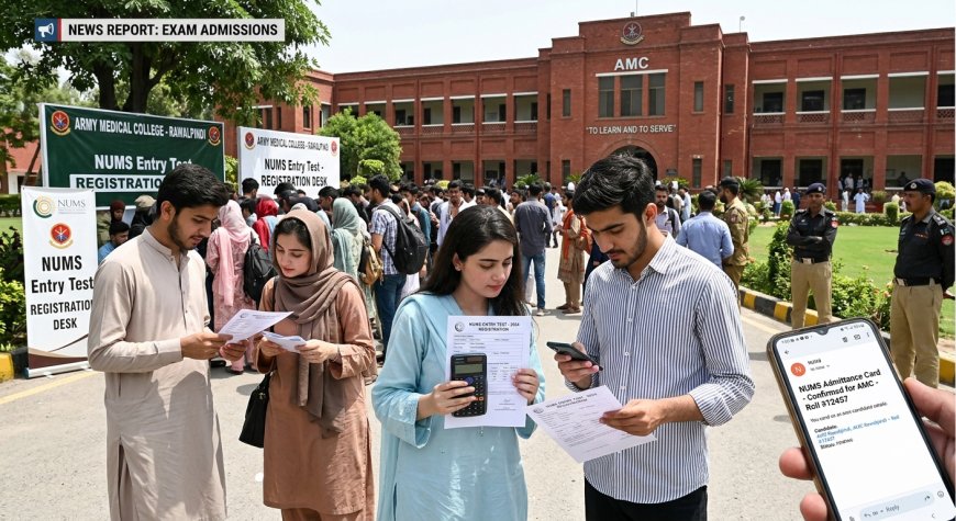 NUMS MDCAT 2026 Fee Increased to Rs. 7,500: Date, Registration, and Student Guide