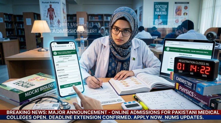 MDCAT 2026 Registration Last Date | Apply Before July 8
