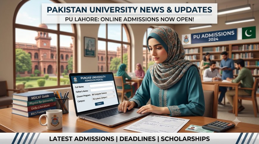 Punjab University Undergraduate Admission 2026 | Apply Online Before August 4
