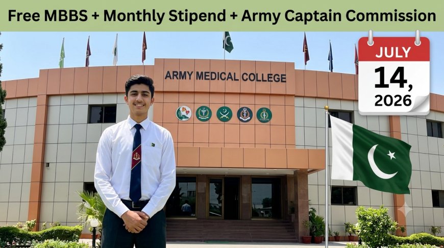 Army Medical Cadet 2026: Free MBBS at AMC — Register by July 14