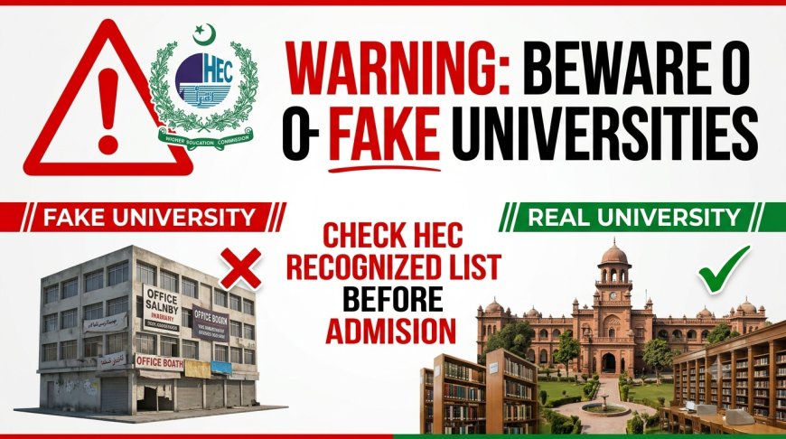 HEC Warning Alert: Muslim University Institute Hafizabad Declared Unauthorized — How to Verify If Your University Is HEC-Recognized (Complete Guide)