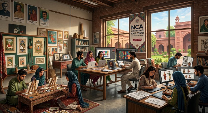 Apply Now for NCA Lahore, Rawalpindi & Islamabad Certificate Programs Fall 2026