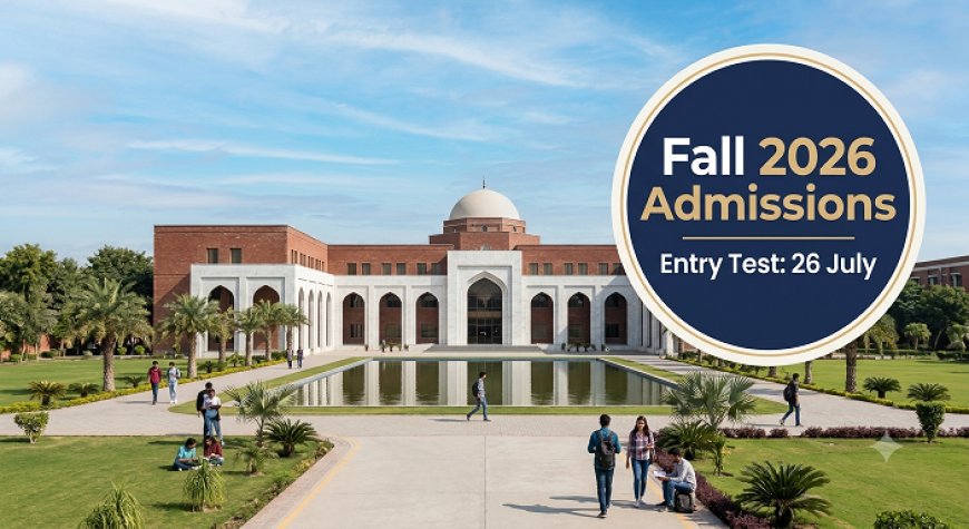 Minhaj University Lahore Fall 2026 Admissions – Entry Test July 26, Apply Now