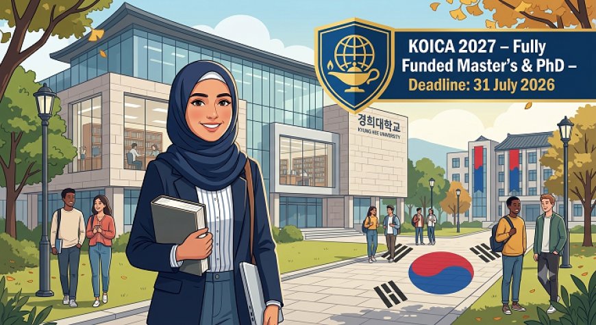 KOICA Scholarship 2027 South Korea – Fully Funded, Apply by 31 July