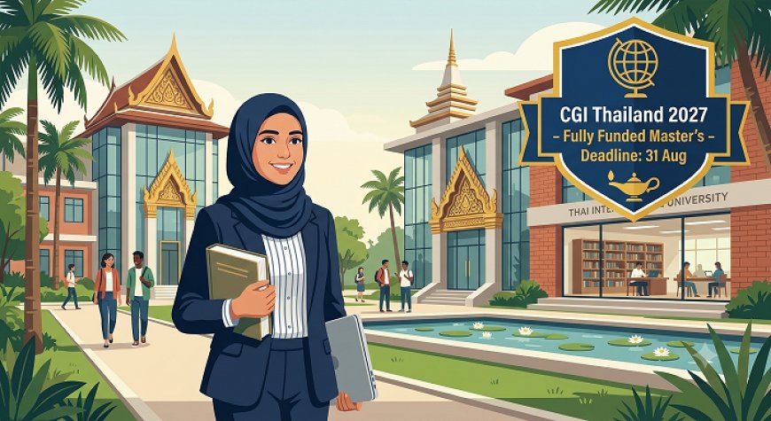CGI Thailand Scholarship 2027 via HEC – Fully Funded Master’s for Pakistani Science Graduates