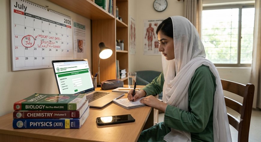 MDCAT 2026 Late Registration Ends July 18: Fee, Eligibility, and Step‑by‑Step Apply Guide