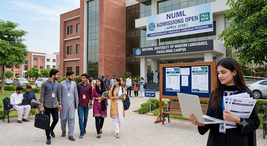 NUML Admissions 2026 Open: Lahore and Islamabad Campuses, Programs, and How to Apply