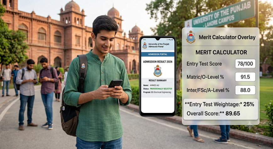 PU 2nd Admission Test Result 2026: Here’s What Punjab University Applicants Should Expect