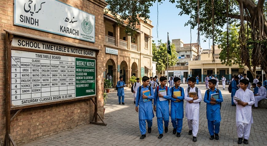 Sindh Restores Six-Day School Week From August 1: What Students and Parents Should Know