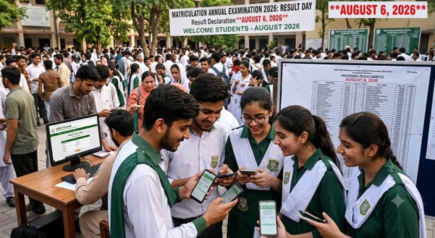 Punjab Board 10th Class Result 2026 Date Confirmed for August 6: How to Check by Roll Number