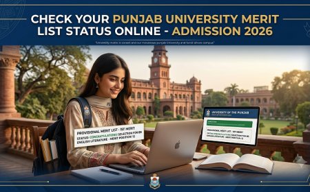 Punjab University Merit List 2026 Released: What Students Must Do Next