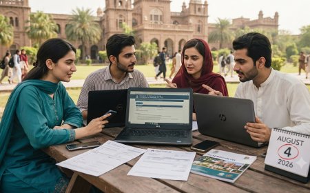 Punjab University BS Admissions 2026: August 4 Deadline Passed—What Applicants Should Do Now