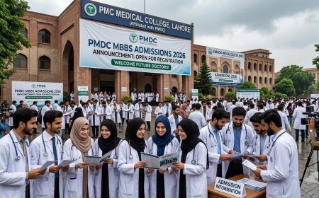 PMDC Medical Colleges Choice Update 2026 — MBBS Admissions Open for MDCAT Aspirants