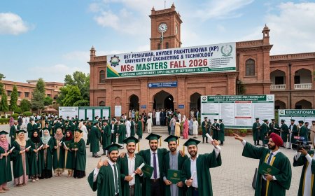 UET Peshawar Masters Admissions Open Fall 2026 — MSc Programs for Engineering Graduates