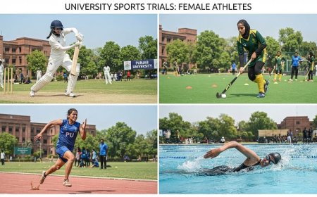 Punjab University Sports Admissions 2026: Female Trials Start TODAY (August 18-24)—Apply for Full Tuition Waiver