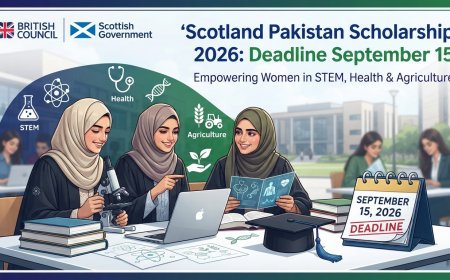 Scotland Pakistan Scholarship 2026: Deadline Extended to September 15 for Pakistani Women