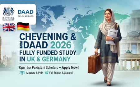 Chevening & DAAD Scholarships 2026: Fully Funded UK and Germany Opportunities for Pakistani Students
